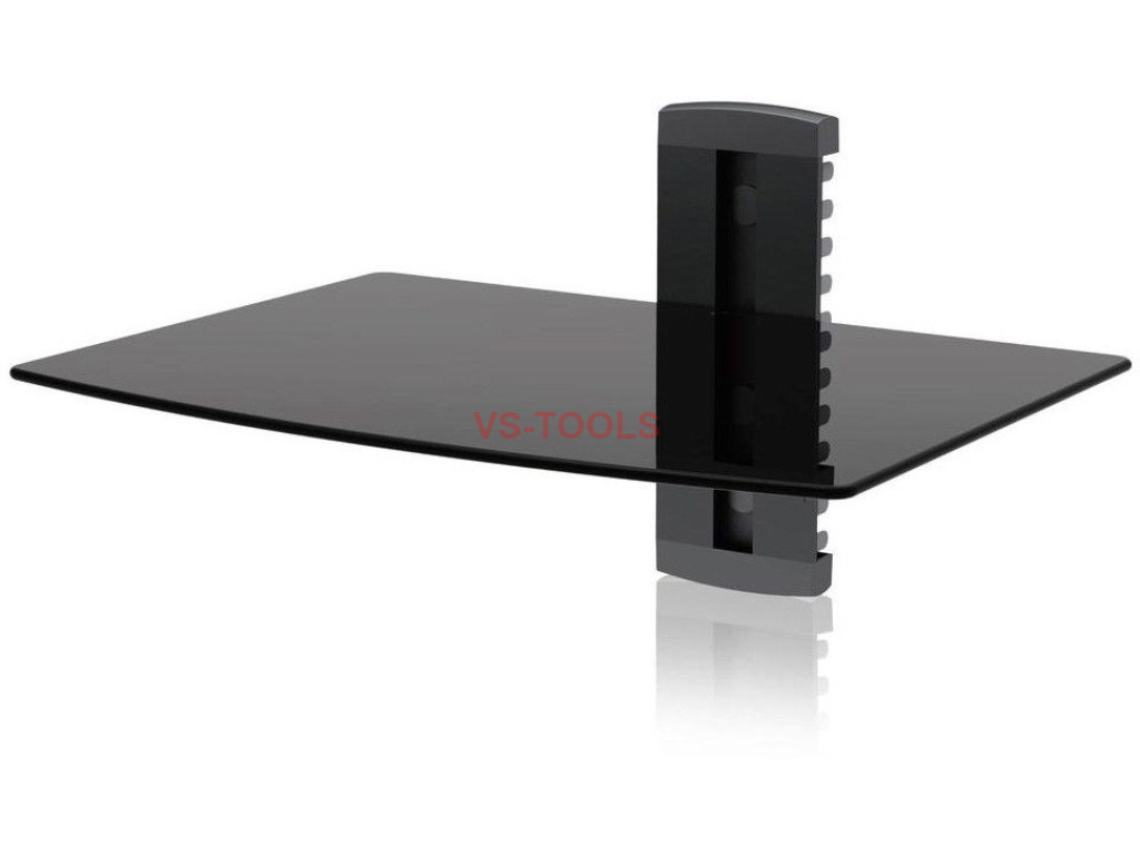 Adjustable Shelf for DVD Player Cable Box Receiver and Gaming